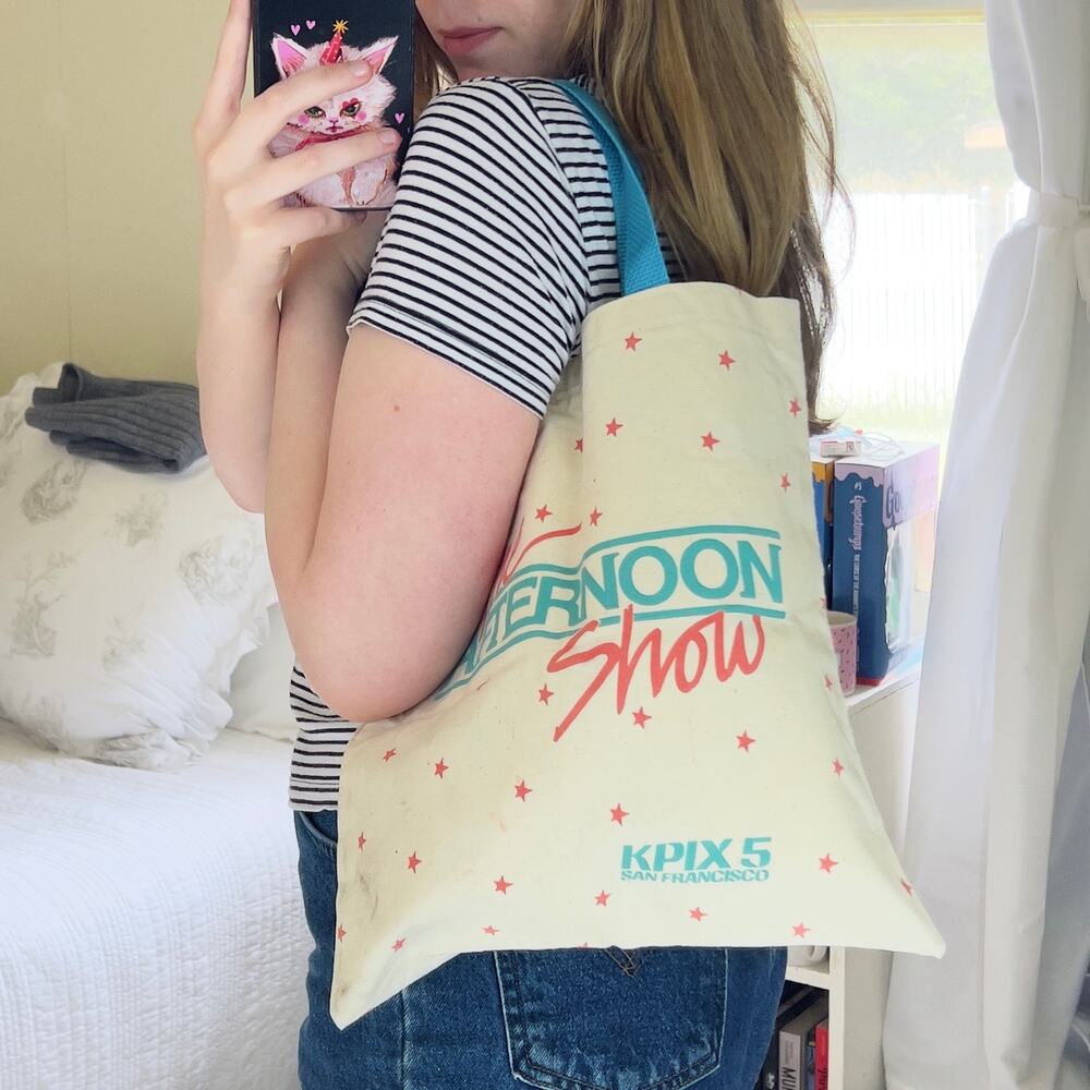 Vintage The Afternoon Show KPIX5 San Francisco Tote Bag